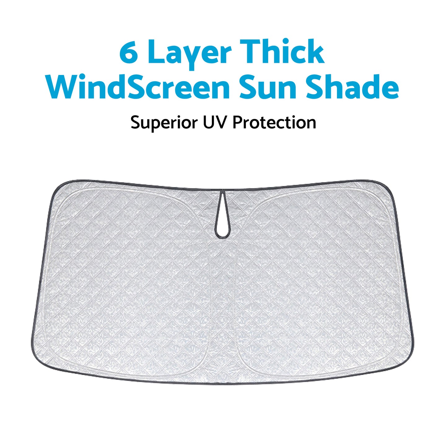{{ 6 Layer Thick WindScreen Sun Shade Suitable For Mazda 3 19- 24 UV Protection }} - Buy Car Parts Online at {{ Kaka Auto Parts }}.