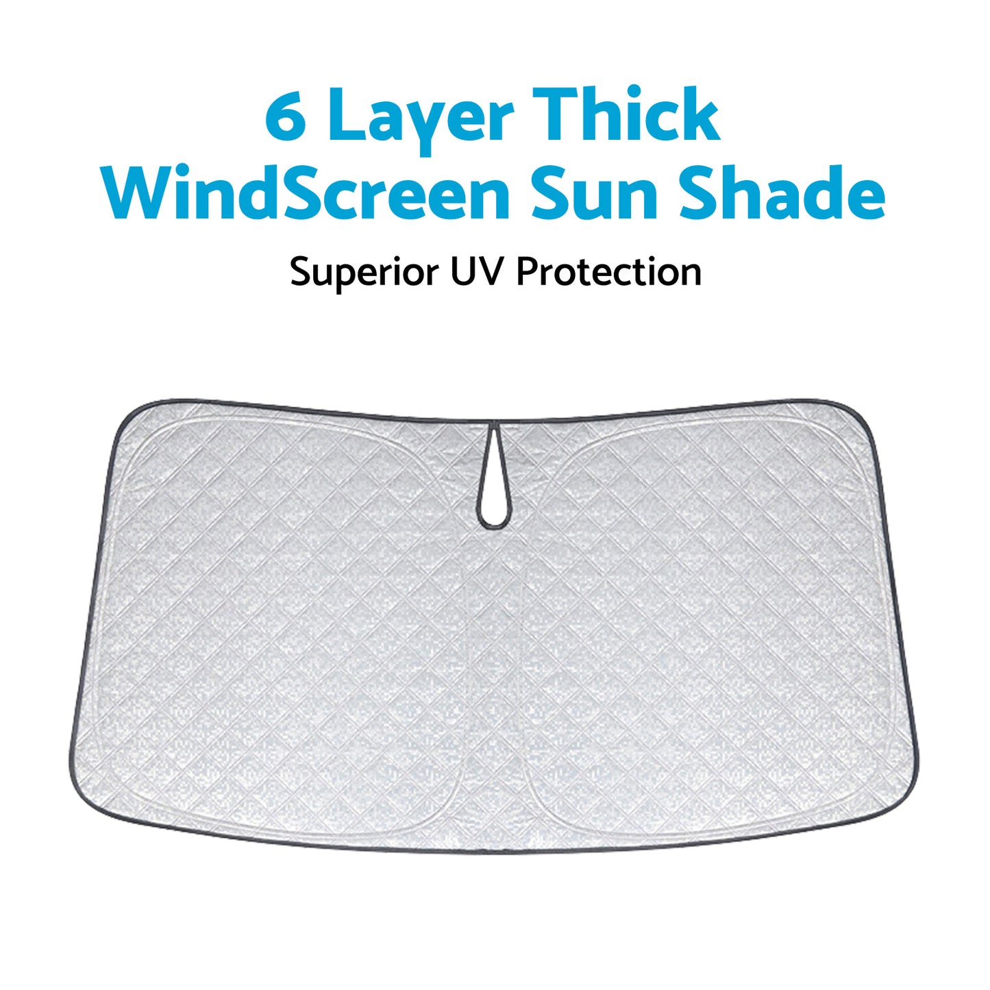 {{ 6 Layer Thick WindScreen Sun Shade Suitable For Mazda 3 19- 24 UV Protection }} - Buy Car Parts Online at {{ Kaka Auto Parts }}.
