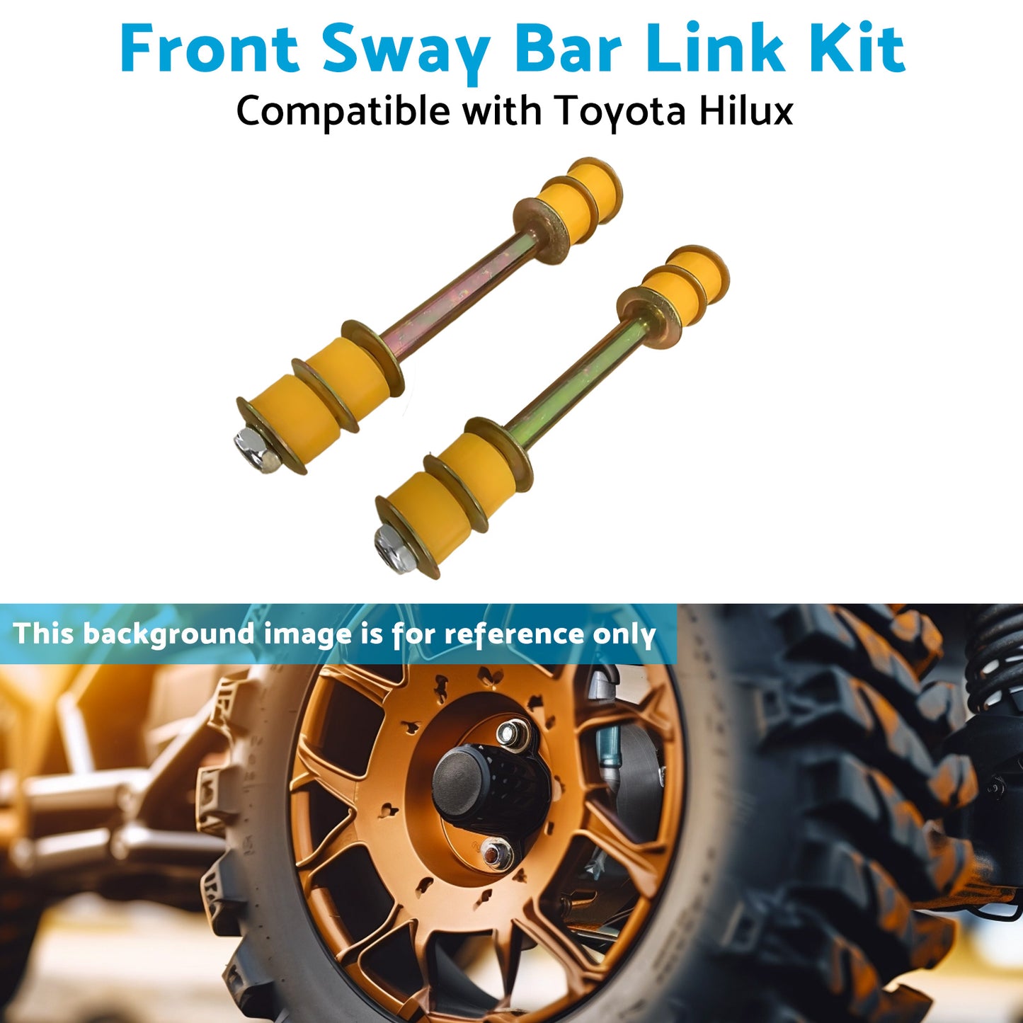 {{ 2 X Front Sway Bar Link Kit Suitablefor 88-05 Toyota Hilux KZN165R LN107R LN167R }} - Buy Car Parts Online at {{ Kaka Auto Parts }}.