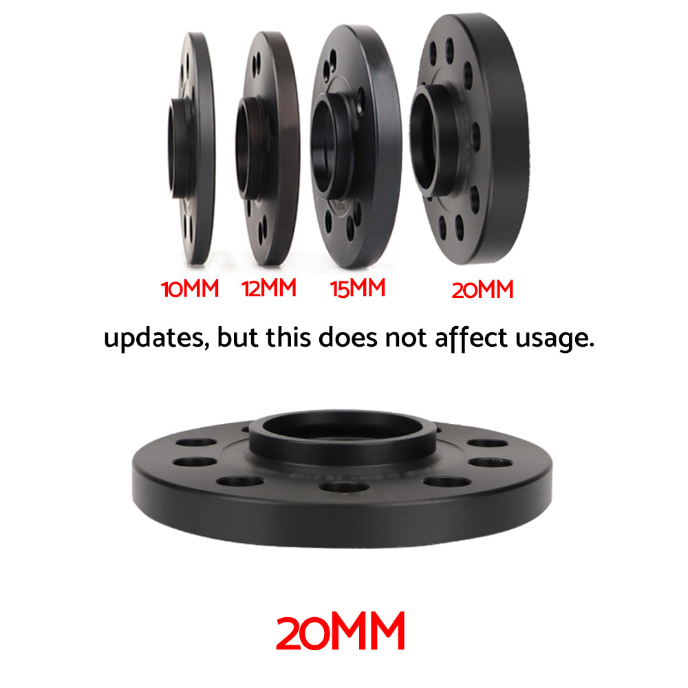 2PCS 10mm  Wheel Spacers Suitable For 6061-T6 Porsche Cayman Cayenne Panamera