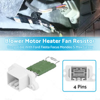 {{ Blower Motor Heater Fan Resistor Suitable For Ford Fiesta Focus Mondeo S-Max }} - Buy Car Parts Online at {{ Kaka Auto Parts }}.