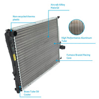 Radiator 360mm Suitable For Subaru Forester XT XS EJ25 2.5L Impreza 1.6L 1.8L
