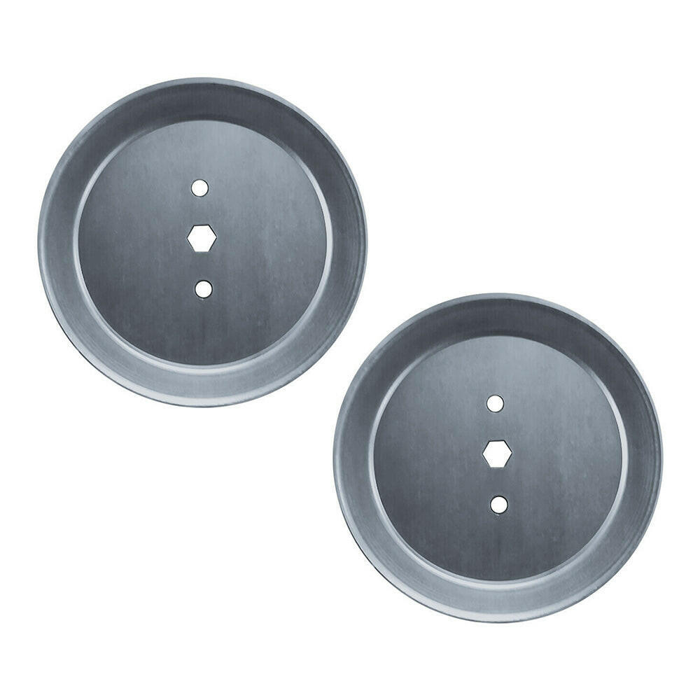 2x Blade Spindle Pulley Suitable For John Deere Sabre Mowers D105 GX20367