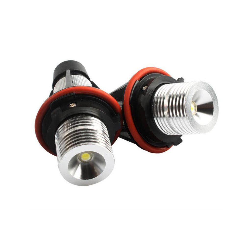 2x Angel Eyes LED Halo Ring Light Bulbs Error Free Suitable For BMW X5 E39 E53 E60 E61 E63