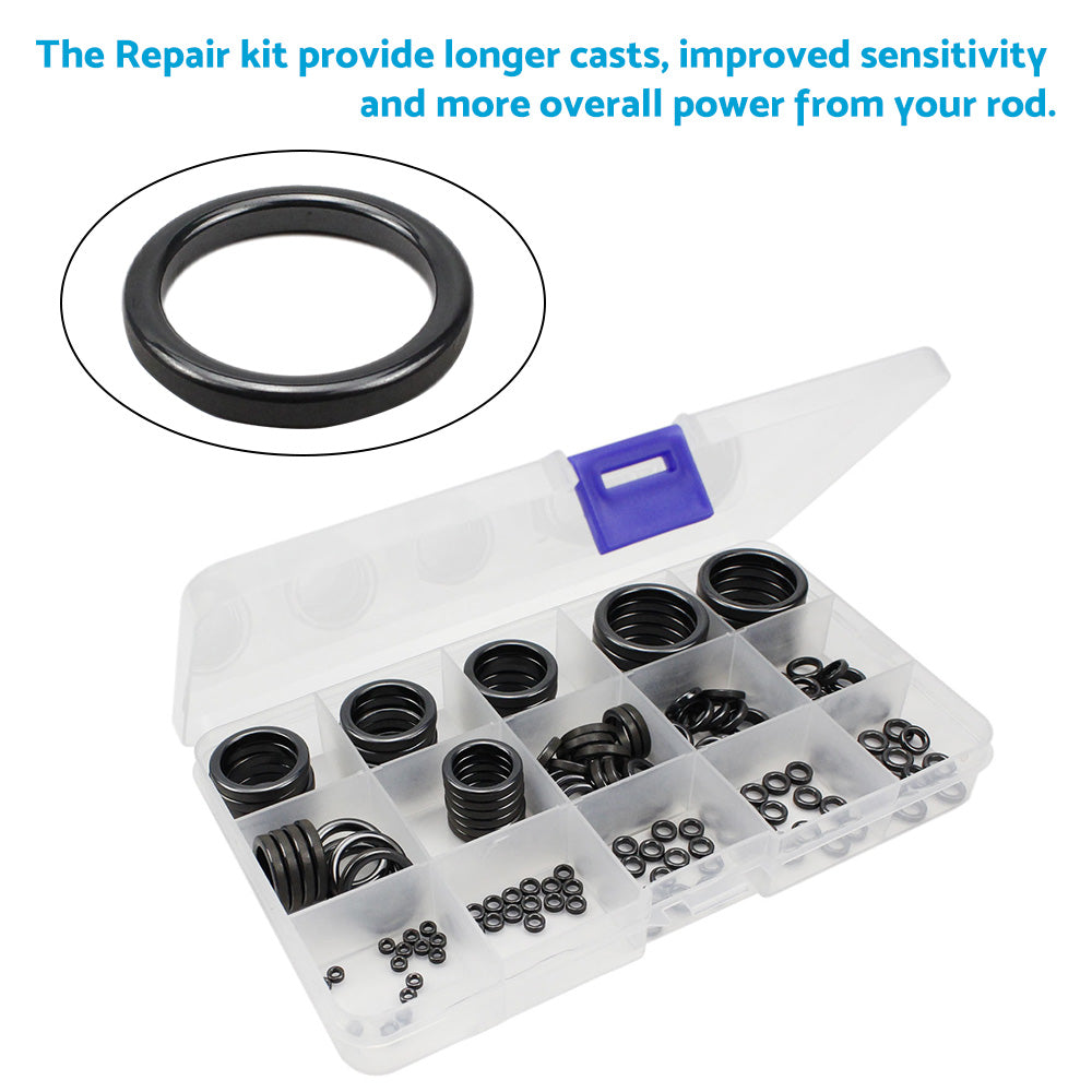 {{ 160Pcs 3. 7mm-30mm Ceramic Fishing Rod Guide Rings Wear Resistant Rod Repair Kit }} - Buy Car Parts Online at {{ Kaka Auto Parts }}.