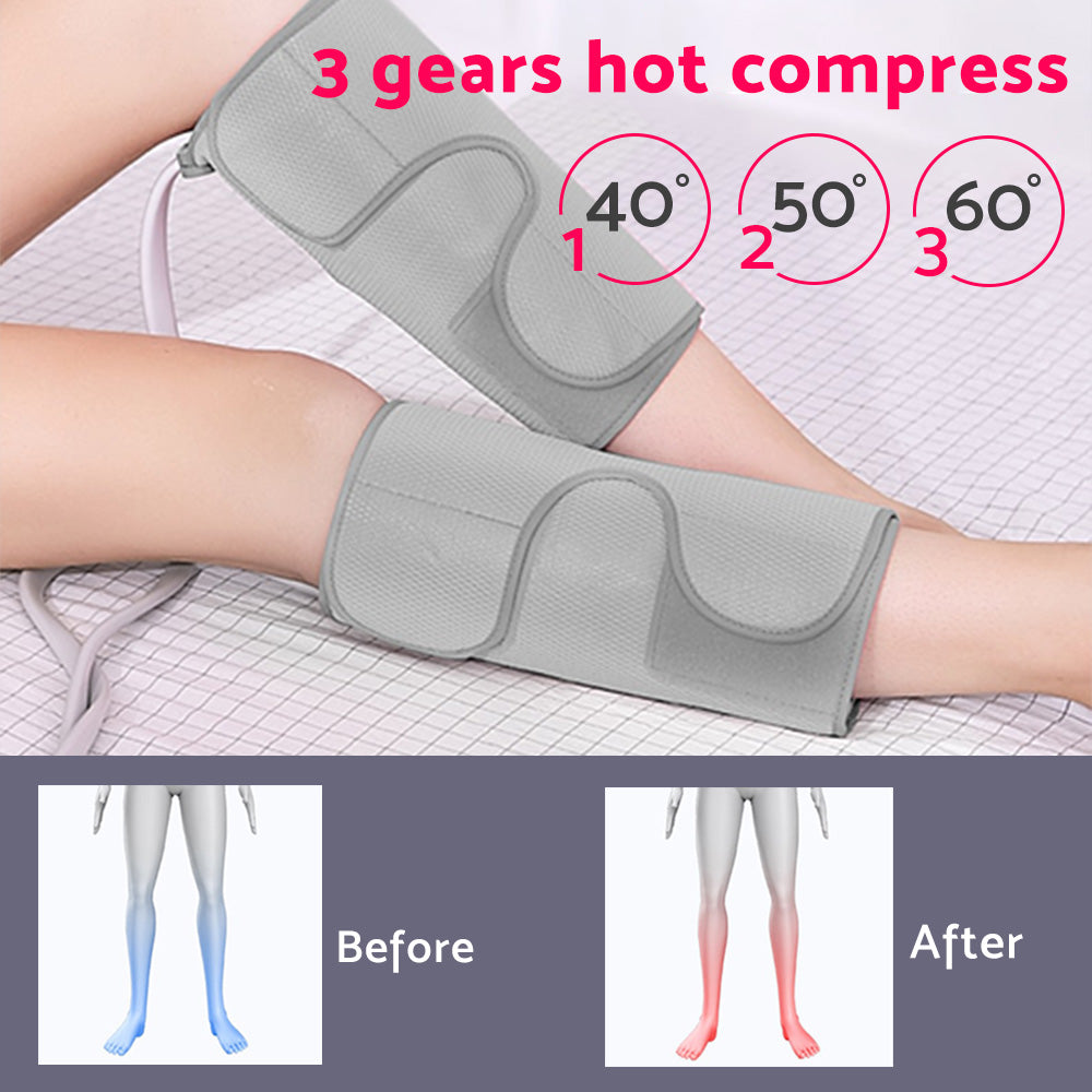 Leg and Foot Massager with Heat Compression Calf Thigh Muscle Relax Wraps