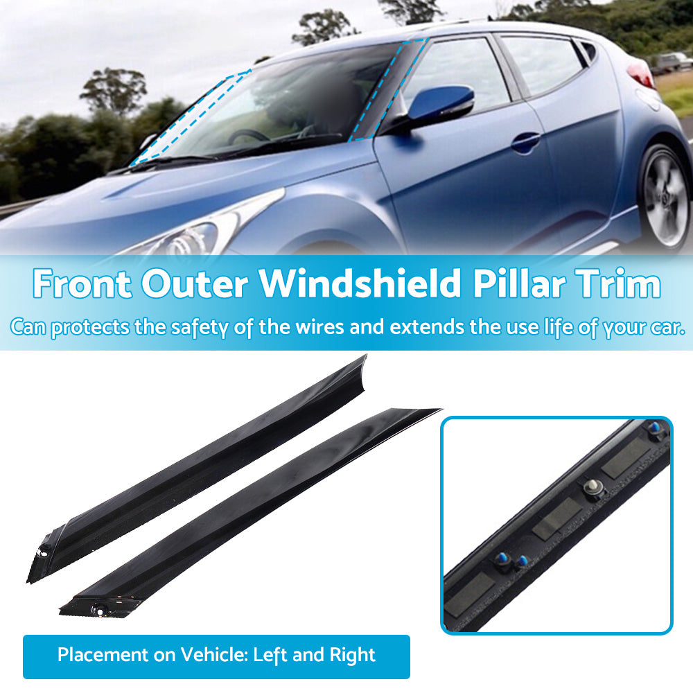 {{ Windshield A Pillar Trim Suitable For Hyundai Veloster 12-17 861702V000 LH RH }} - Buy Car Parts Online at {{ Kaka Auto Parts }}.