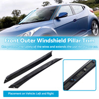 {{ Windshield A Pillar Trim Suitable For Hyundai Veloster 12-17 861702V000 LH RH }} - Buy Car Parts Online at {{ Kaka Auto Parts }}.