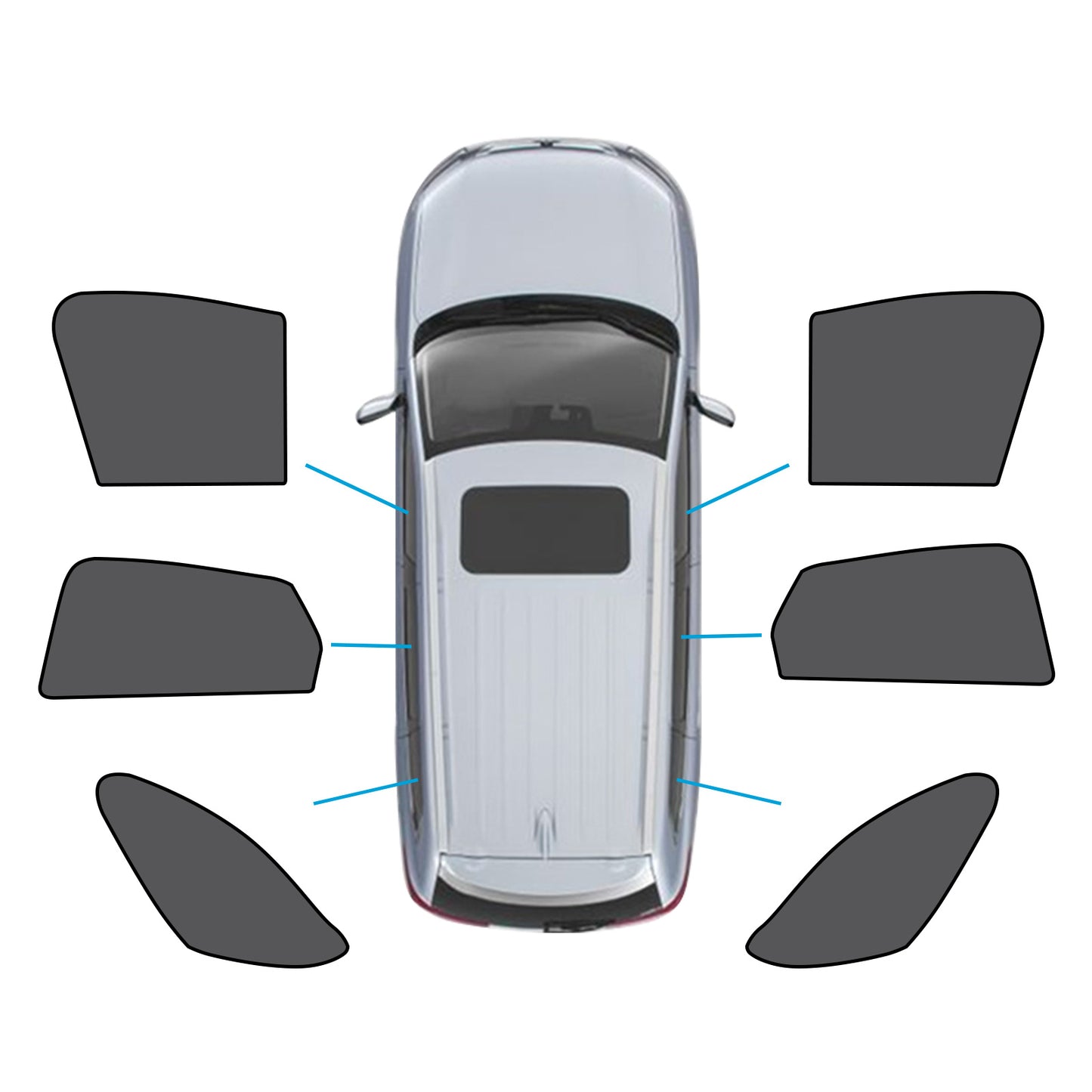 {{ Car Window Magnetic Mesh Sun Blind Shades Suitable for Mazda CX30 CX-30 19-25 }} - Buy Car Parts Online at {{ Kaka Auto Parts }}.