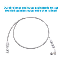 36" Braided Stainless Steel Throttle Cable Suitable For Ford Chevy GM Holden Models 2000-2025