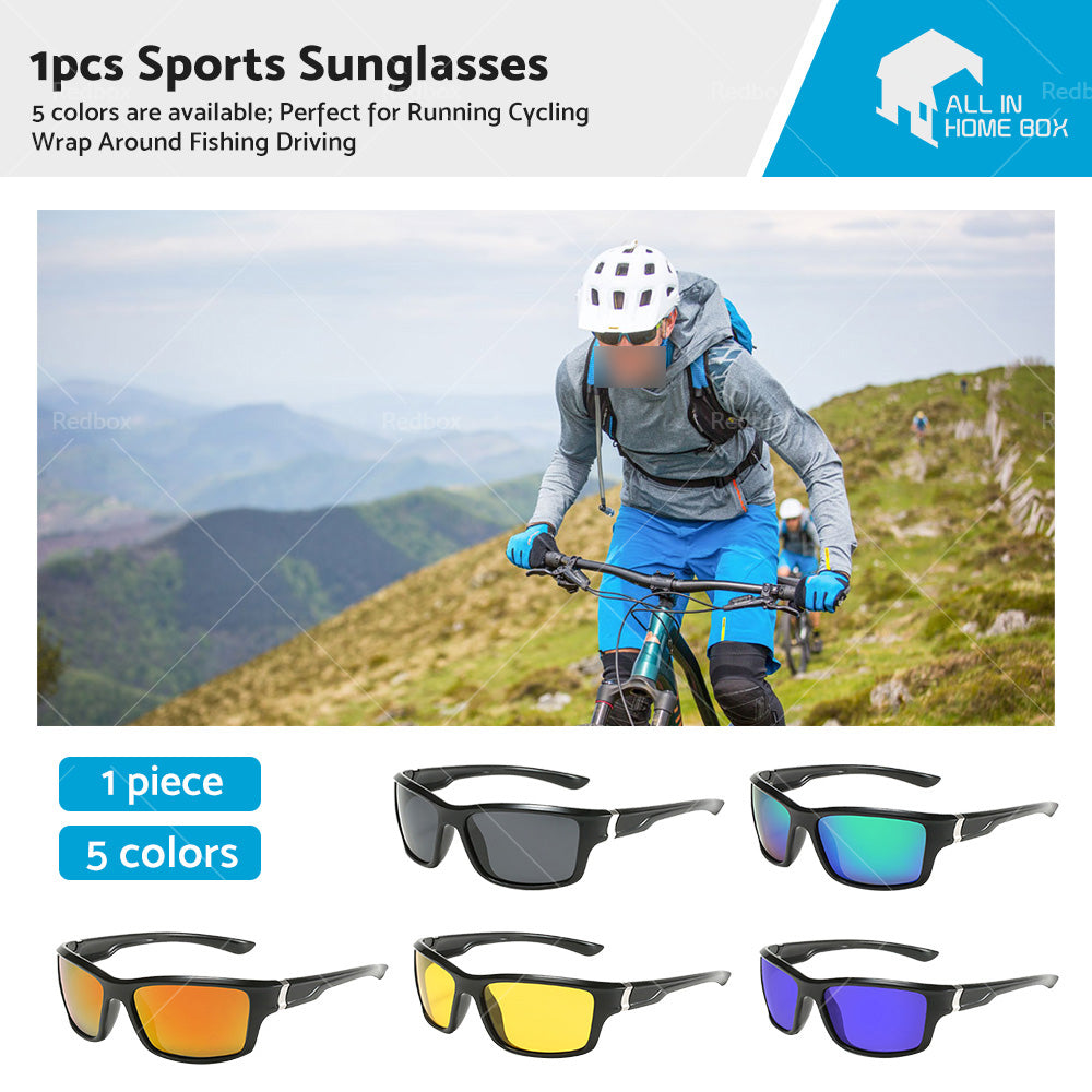 {{ Men Polarized Sports Sunglasses Running Cycling Wrap Around Fishing Driving }} - Buy Car Parts Online at {{ Kaka Auto Parts }}.