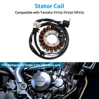 Stator Coil Suitable For Yamaha XV125 Virago, XV250, SRV250, Renaissa, XT600