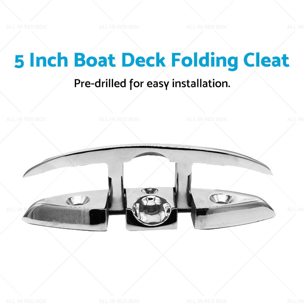 {{ Boat Deck Foldable Cleat Portable 5 Inch Detachable Pre-drilled Cleats Part }} - Buy Car Parts Online at {{ Kaka Auto Parts }}.