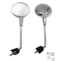 Left & Right Rearview Mirror Chrome Suitable For Vespa Primavera 50/125/150