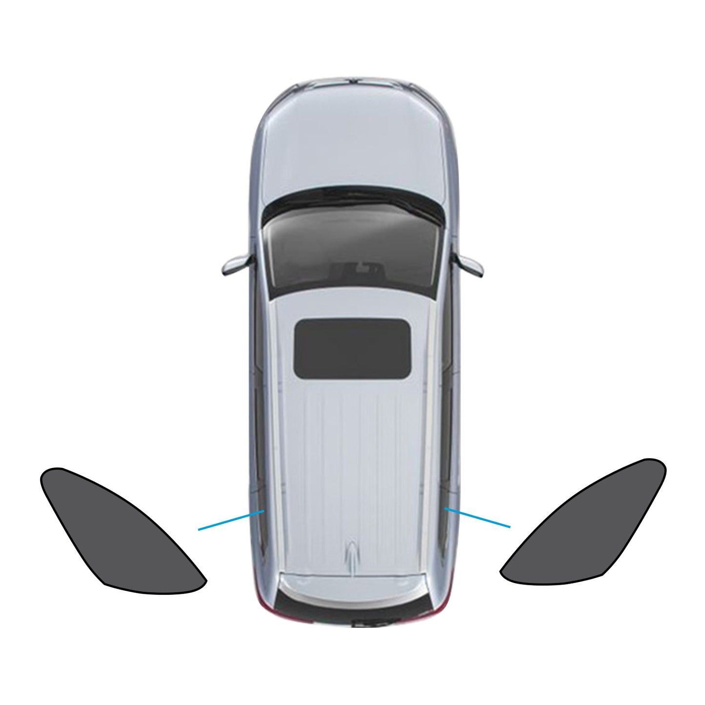 {{ Magnetic Car Window Sun Shades Suitable for Mazda CX-3 CX3 2015-Current }} - Buy Car Parts Online at {{ Kaka Auto Parts }}.