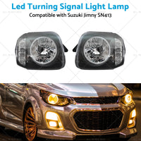 {{ Led Turning Signal Light Lamps  Angel Eyes  Suitablefor Suzuki Jimny SN413 98-17 }} - Buy Car Parts Online at {{ Kaka Auto Parts }}.