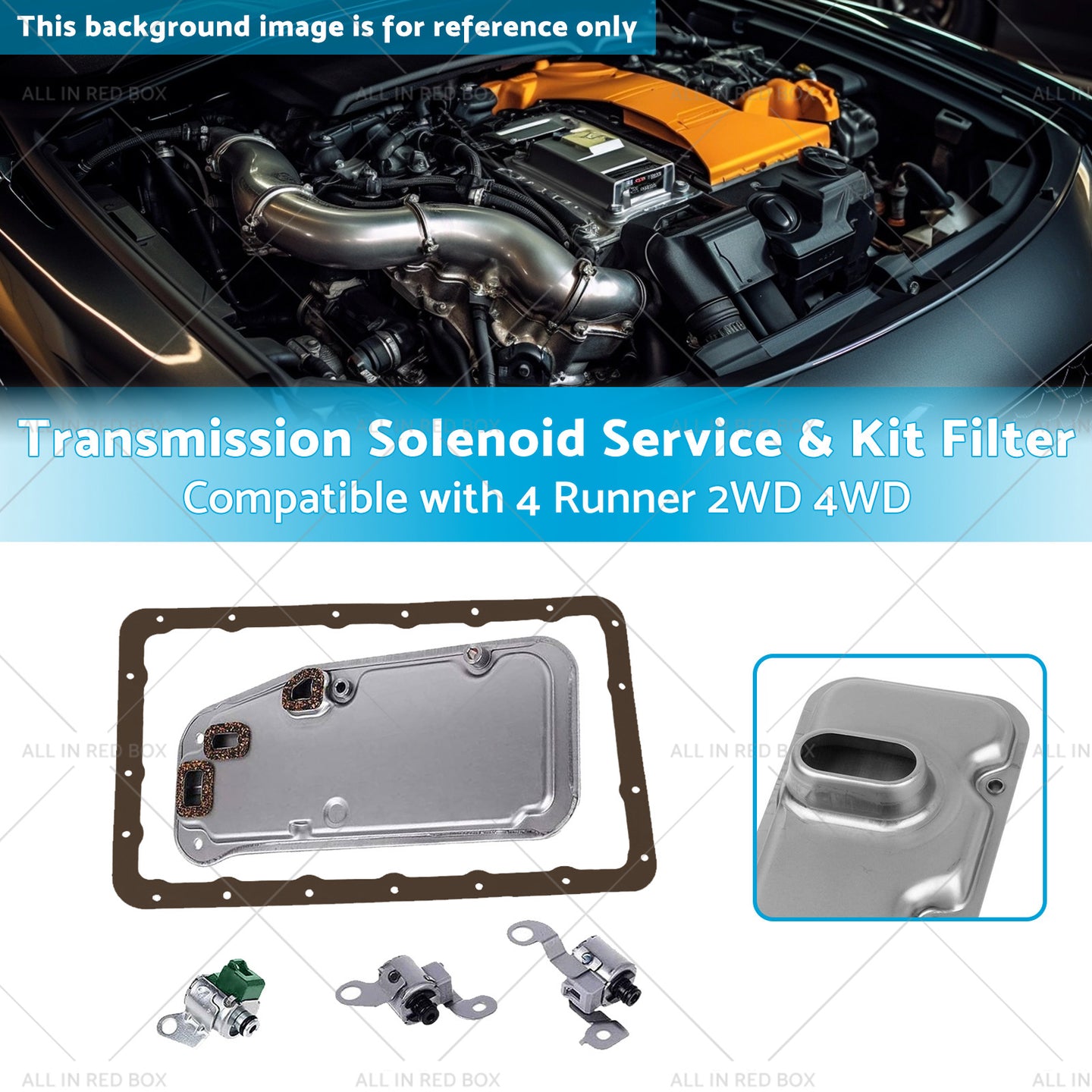 {{ Transmission Solenoid Service  and  Kit Filter Suitable for 4 Runner 2WD 4WD 00-04 }} - Buy Car Parts Online at {{ Kaka Auto Parts }}.