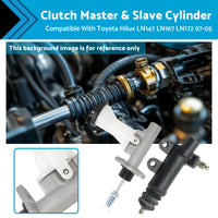 Clutch Master & Slave Cylinder Kit Suitable For Toyota Hilux LN167R 3.0L 4x4 1997-2005