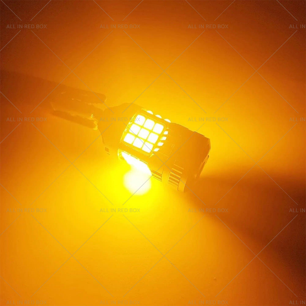 {{ 2PCS BA15S 1156 P21W LED Turn Signal Indicator Bulb Globe Amber No Hyper Flash }} - Buy Car Parts Online at {{ Kaka Auto Parts }}.