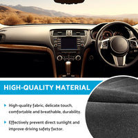 Black Non-Slip Dash Mat Cover Suitable For Subaru Outback Wagon GEN 5 2015-2020