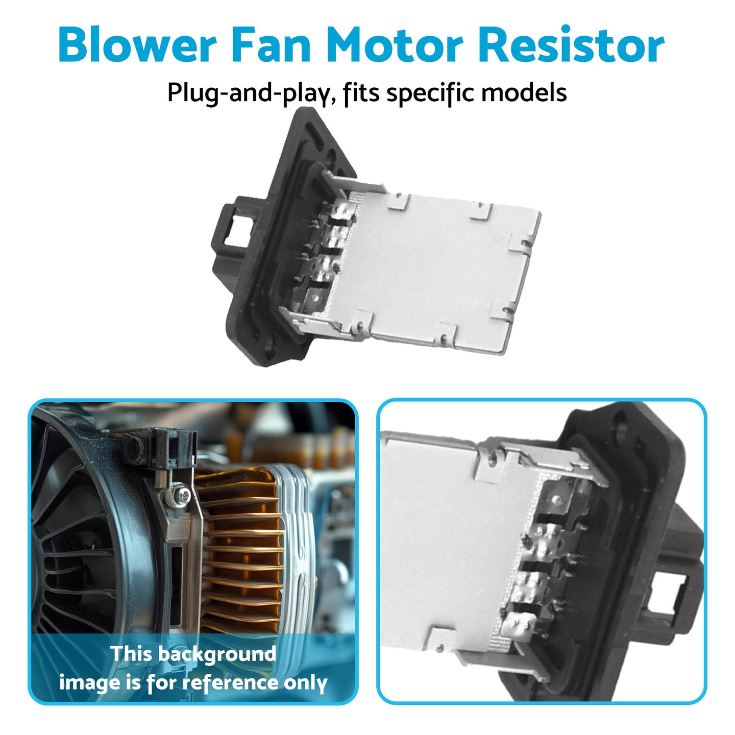 {{ Fan Blower Motor Resistor Suitable For Hyundai i30 FD 1.6 2.0 GD1.6 1.8 2.0 }} - Buy Car Parts Online at {{ Kaka Auto Parts }}.