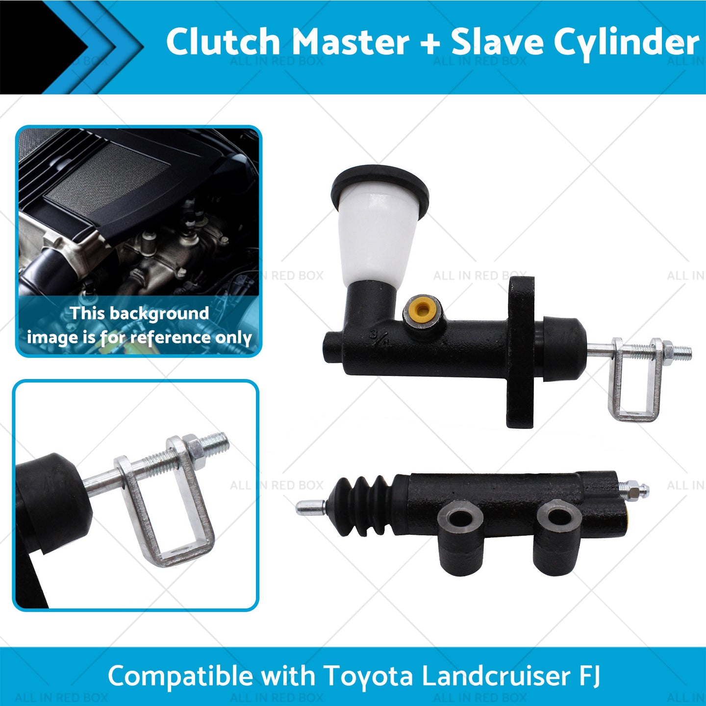 {{ Clutch Master  Slave Cylinder Suitable for Toyota Landcruiser FJ40 45 55 75-80 }} - Buy Car Parts Online at {{ Kaka Auto Parts }}.