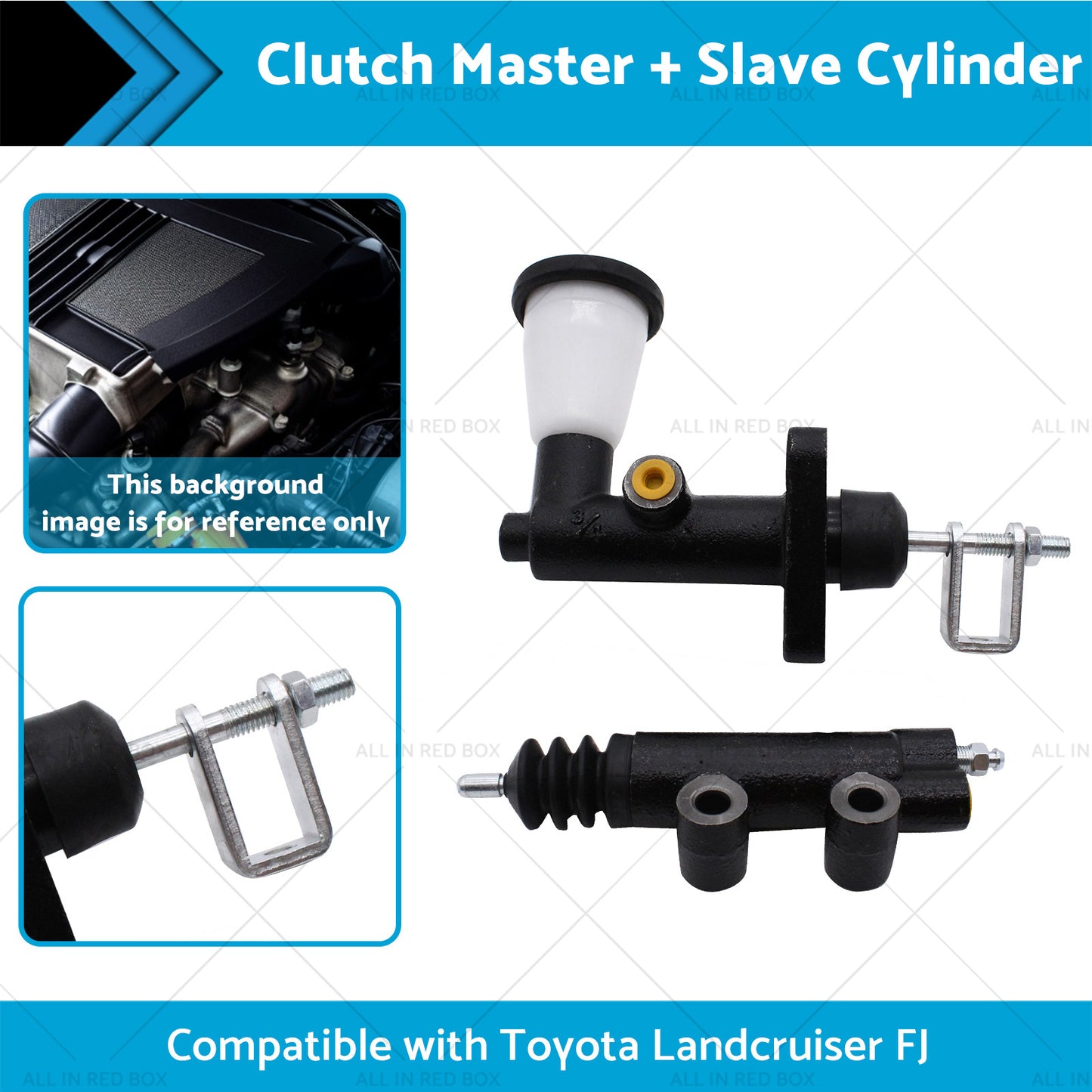 {{ Clutch Master  Slave Cylinder Suitable for Toyota Landcruiser FJ40 45 55 75-80 }} - Buy Car Parts Online at {{ Kaka Auto Parts }}.