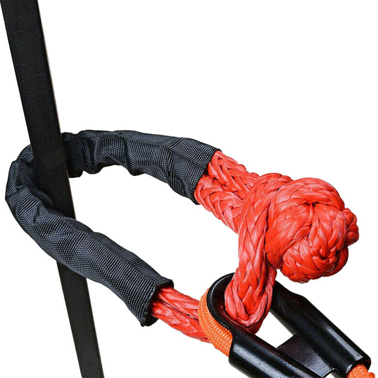 Recovery Ring Snatch Block Pulley 34749bs  and  Soft Shackle Tow Winch Rope Straps