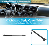 {{ ABS Carbon Dashboard Strip Cover Trim Suitable For  Toyota Hilux Revo 2015-2024 }} - Buy Car Parts Online at {{ Kaka Auto Parts }}.