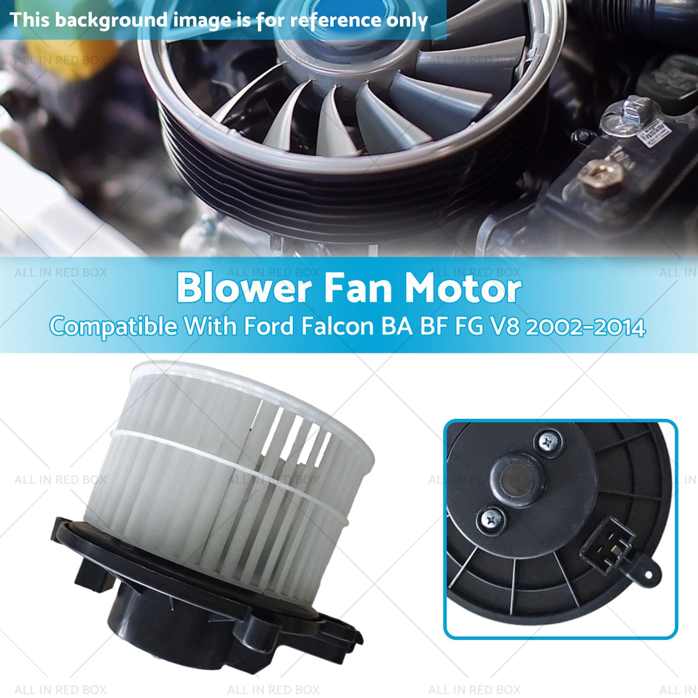 {{ HVAC Blower Fan Motor Dashboard Suitable For Ford Falcon BA BF FG 6Cyl V8 02-14 }} - Buy Car Parts Online at {{ Kaka Auto Parts }}.