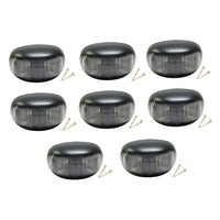 {{ 8pcs 2 LED Clearance Lights Side Marker Lamp Red Amber Trailer Truck 12V 24V }} - Buy Car Parts Online at {{ Kaka Auto Parts }}.