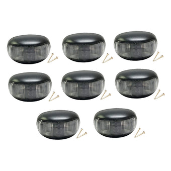 compare product 8pcs 2 LED Clearance Lights Side Marker Lamp Red Amber Trailer Truck 12V 24V