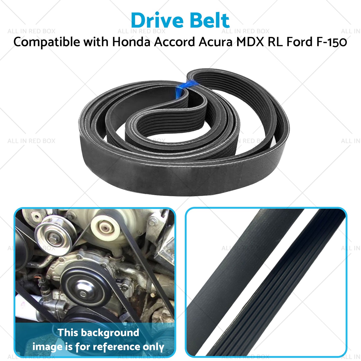 {{ 6PK2135 Drive Belt Suitable for Ford Mustang Honda Acura TL MDX RL 3. 7L 98-15 }} - Buy Car Parts Online at {{ Kaka Auto Parts }}.
