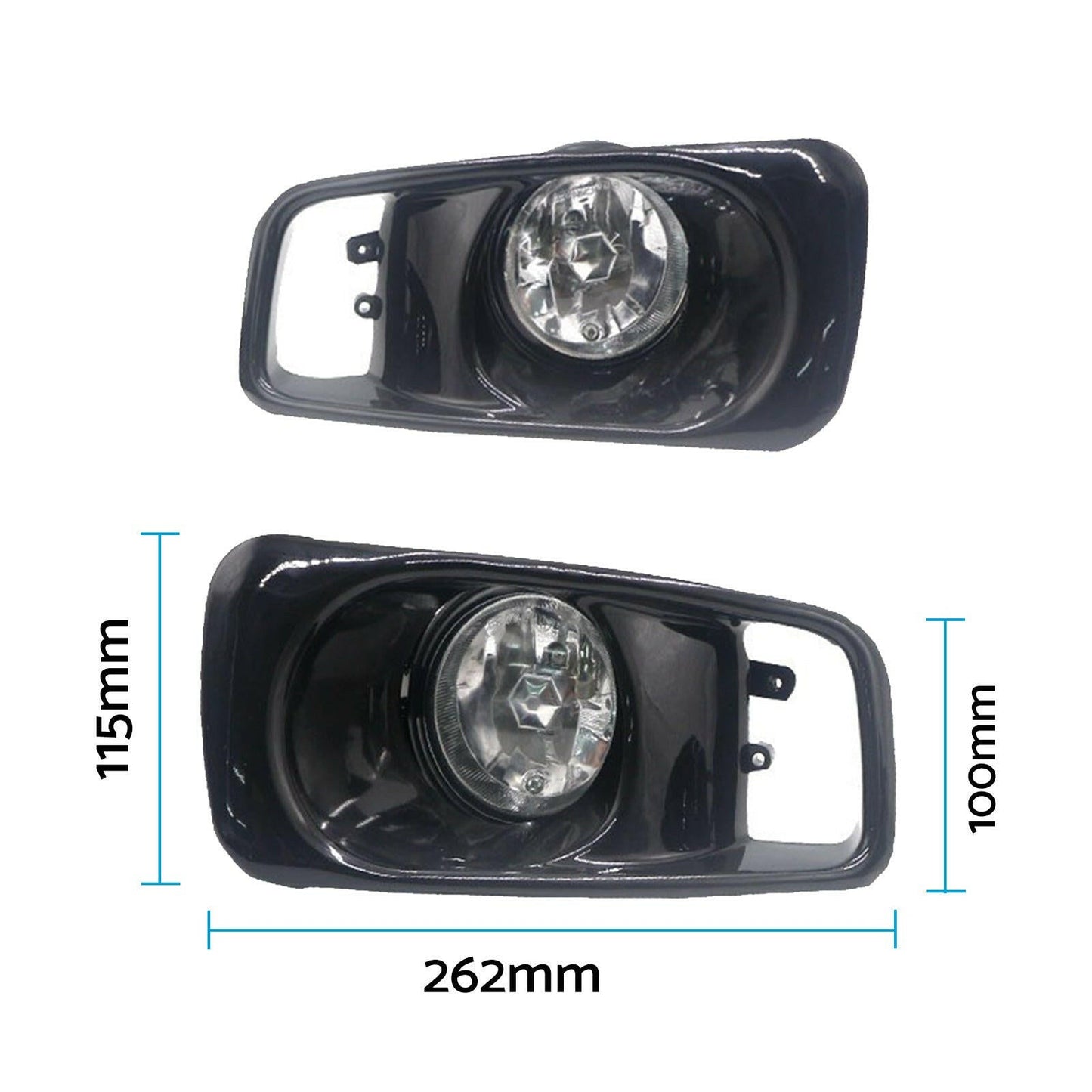 Yellow Fog Lights Lamp Kit Suitable For Honda Civic EK EM 2 3 4 Dr JDM 1999-2000