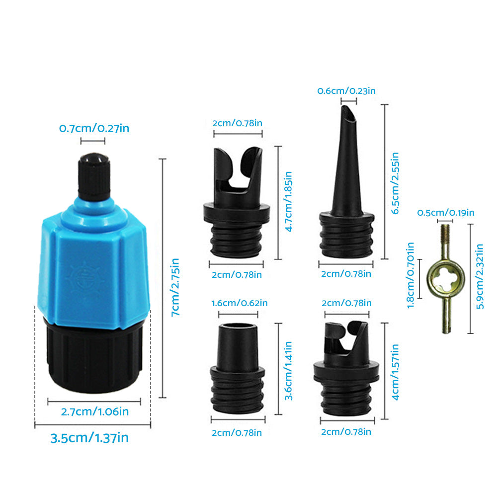 Inflatable Kayak, Boat & Stand-Up Paddle Board Air Valve Adapter Suitable For SUP Pump