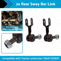 {{ 2x Rear Sway Bar Link Suitable for 92-19 Toyota Landcruiser FJ80R HZJ80R }} - Buy Car Parts Online at {{ Kaka Auto Parts }}.