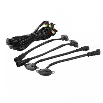 compare product Front Grille Smoked Lens White LED Running Light Suitable For Raptor Style Grill 4x