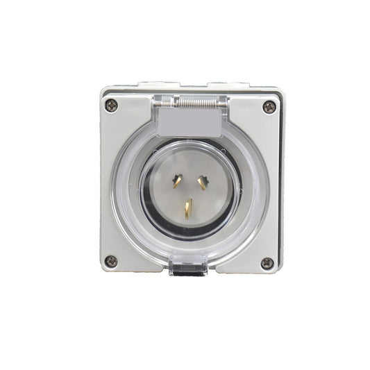 15A 3 Pin Power Inlet Suitable For Caravan Motor Home RV 250V Electrical Socket