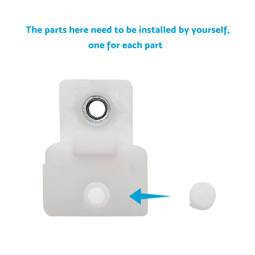 Door Window Glass Track Clip 2-Pair Left & Right Suitable For Isuzu D-MAX / Holden Colorado / Rodeo