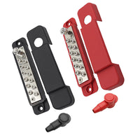 2x 12-Terminal Power Distribution Block Bus Bar Suitable For DC 48V 12P Wiring