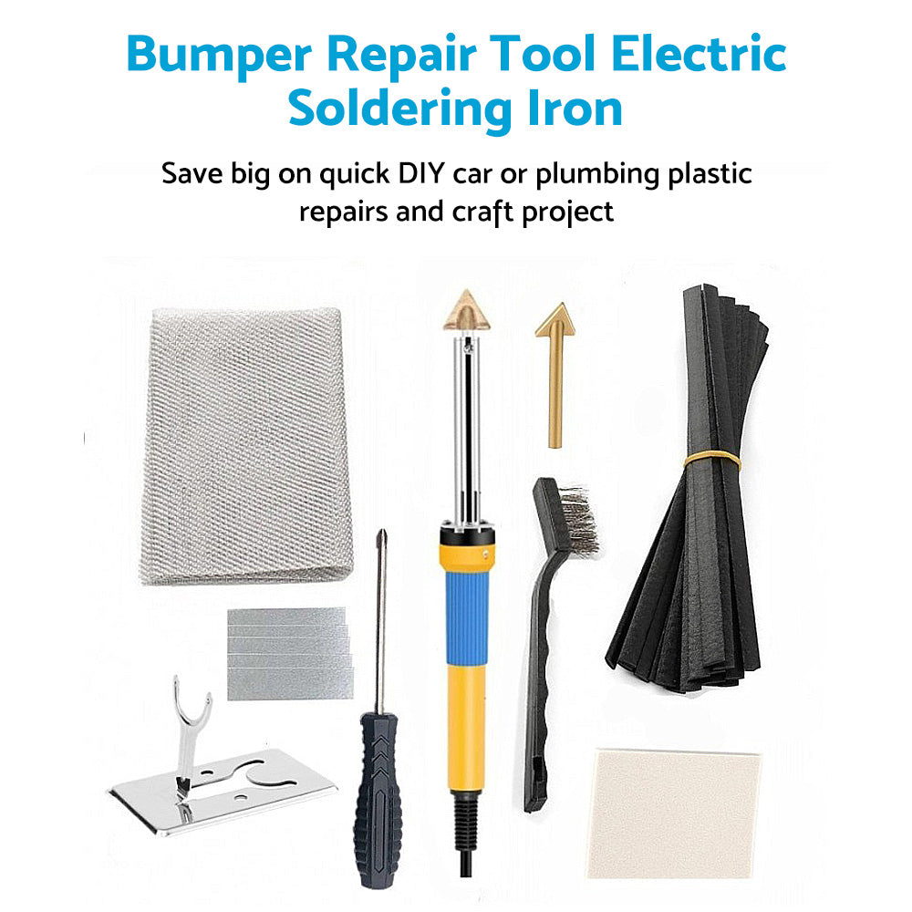 Plastic Welding Soldering Iron Kits Car Bumper Dashboard Kid Repair Welder Tool