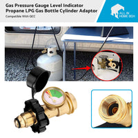 {{ Suitable For QCC Gas Pressure Gauge Level Indicator Propane Gas Bottle Cylinder }} - Buy Car Parts Online at {{ Kaka Auto Parts }}.
