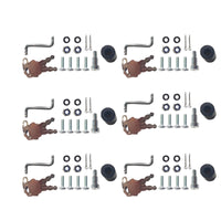 {{ 6 Set Chrome Power Operated Recessed Folding Whale Tail T-Lock Handle Toolbox }} - Buy Car Parts Online at {{ Kaka Auto Parts }}.