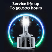 Pair of 6000K For Replace HID Xenon D1S LED Headlight Bulbs Conversion 90W 2pcs