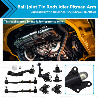 compare product Ball Joint Tie Rods Idler Pitman Arm Suitable for Hilux LN167R RZN169R KZN165R