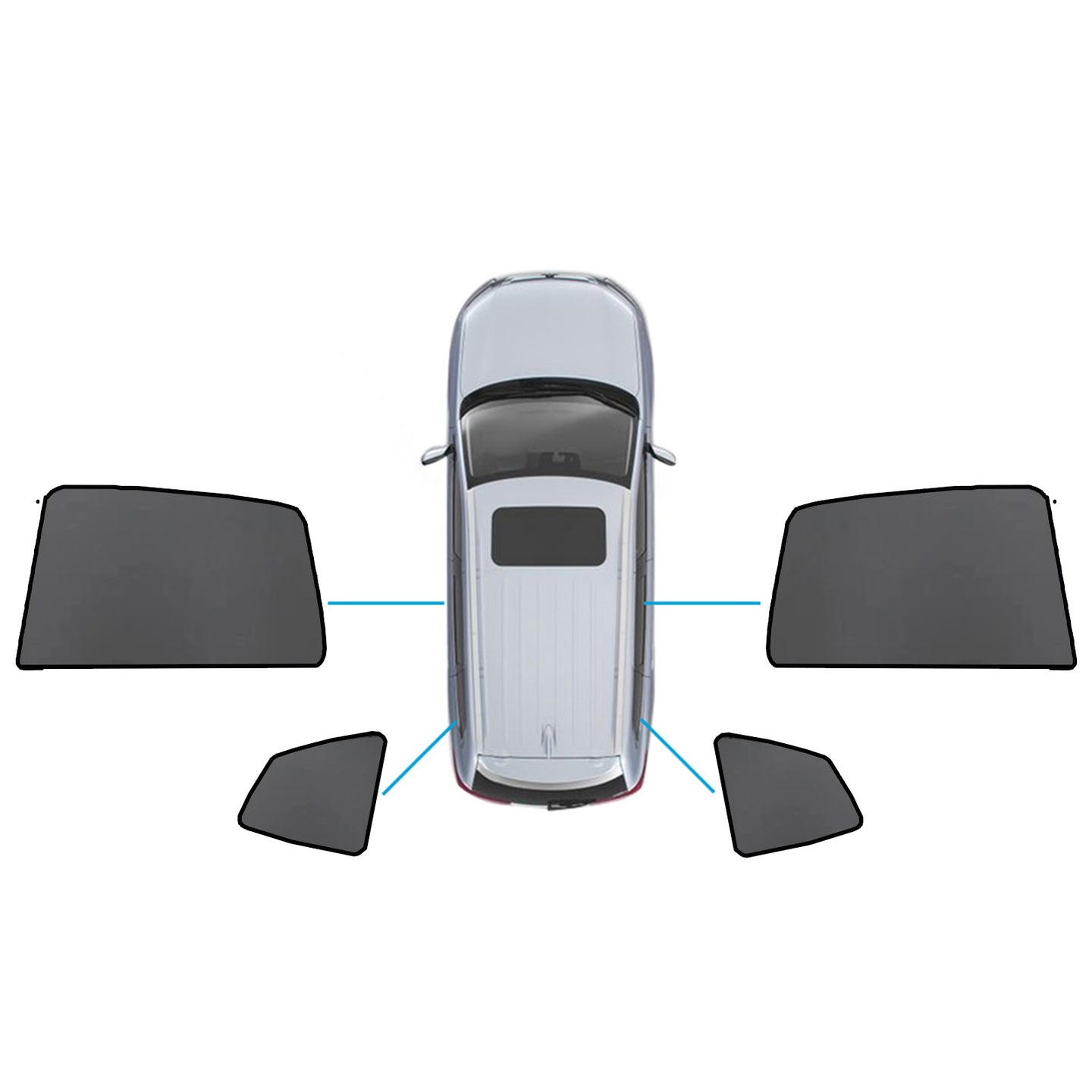 {{ Car Window Sun Shades Magnetic Mesh Sun Blind Suitable for BMW X3 F97 2017-On }} - Buy Car Parts Online at {{ Kaka Auto Parts }}.