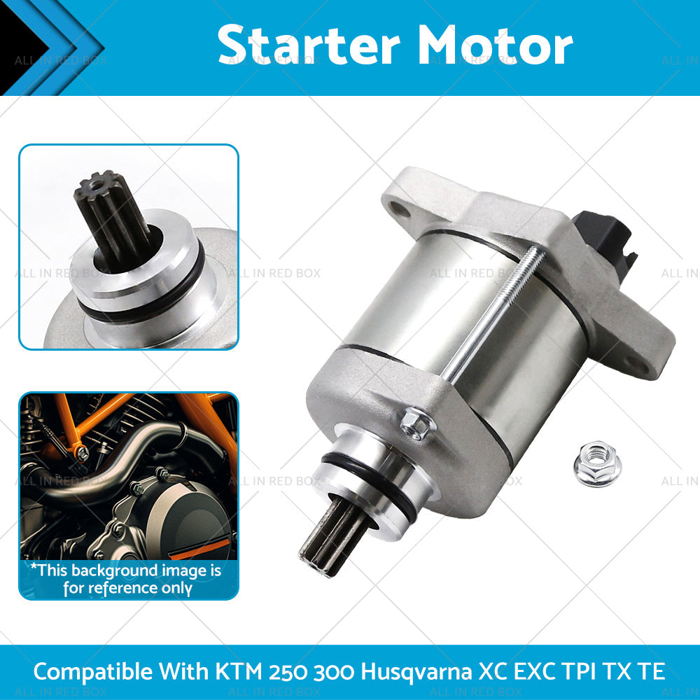 {{ Starter Motor Suitable for KTM 250 300 Husqvarna XC EXC TPI TX TE 2017-2020 }} - Buy Car Parts Online at {{ Kaka Auto Parts }}.