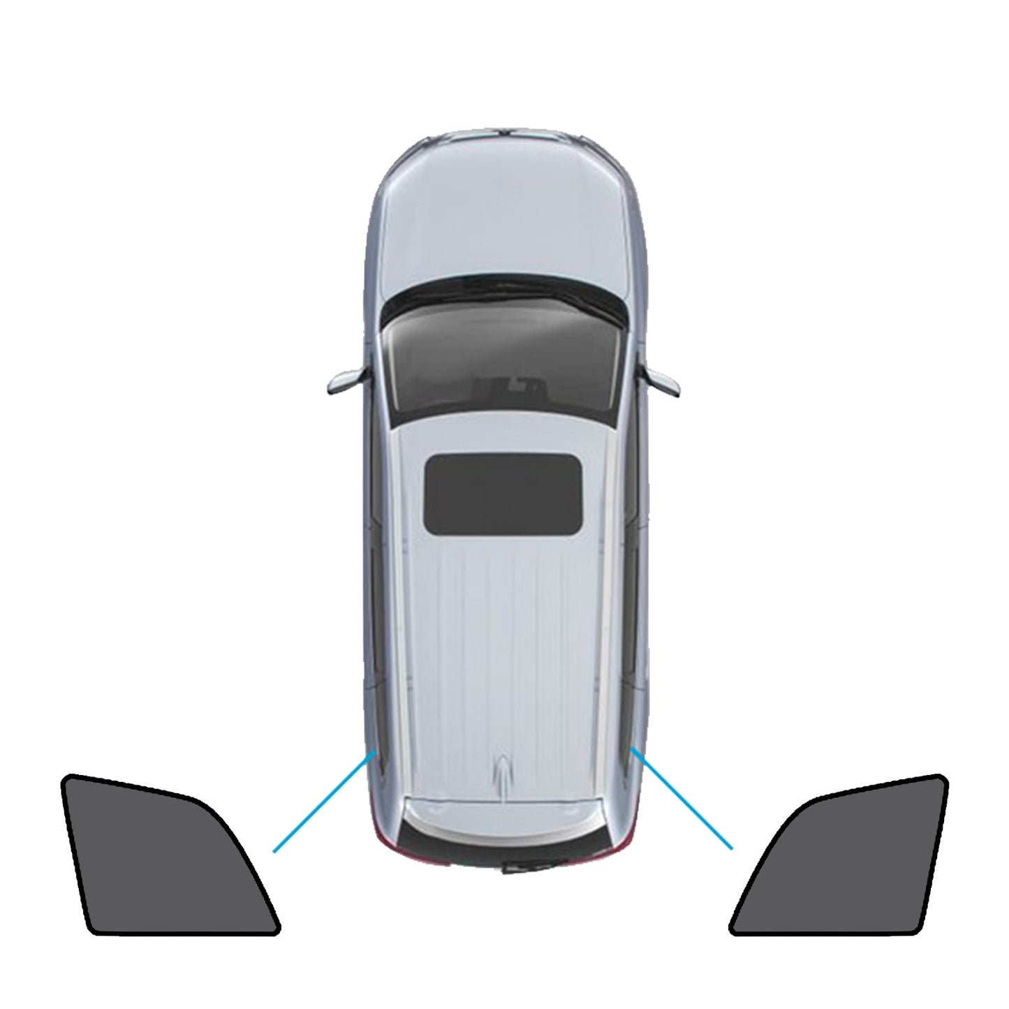 {{ Magnetic Mesh Sun Blind Shades Suitable for Volvo XC90 2015-Current On Front/Rear }} - Buy Car Parts Online at {{ Kaka Auto Parts }}.