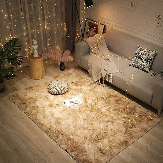 {{ 200x250cm Polyester Carpet Floor Rug Light Camel Soft Mat Non-Slip 200x250cm }} - Buy Car Parts Online at {{ Kaka Auto Parts }}.