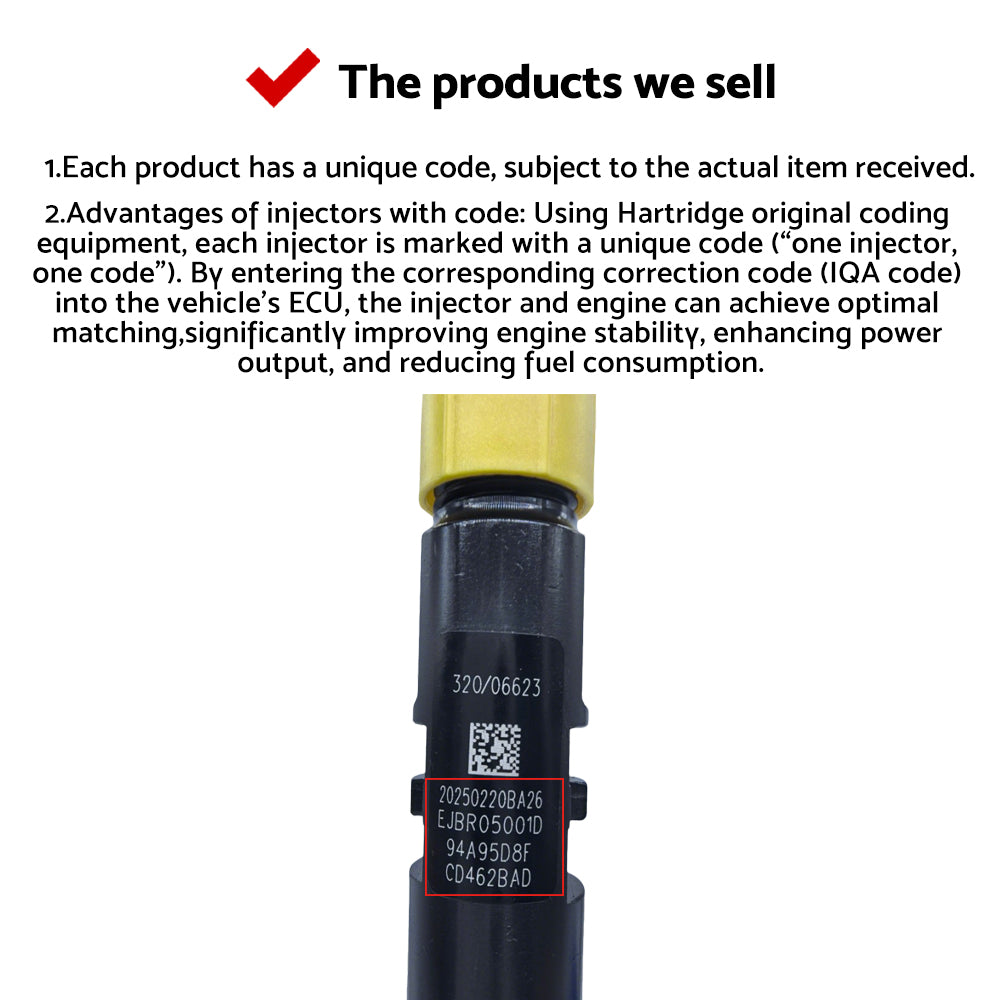 Fuel Injector Suitable For JCB 444 / 320 Diesel Engine Series 320-06623 R05001D